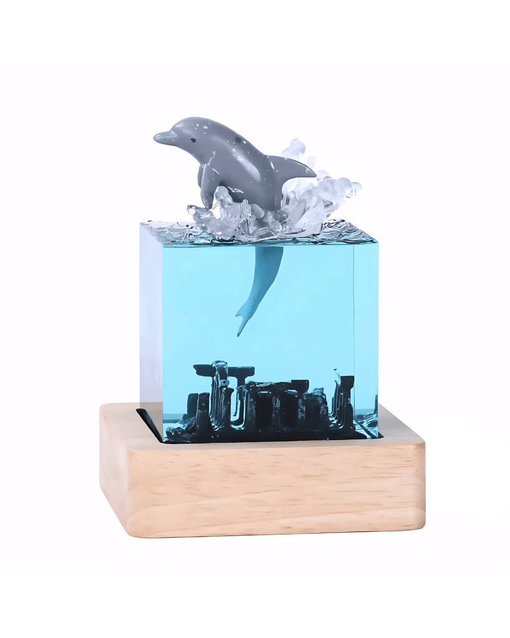 Mijn winkel Sunken Skyline Epoxy Ocean Nightlight